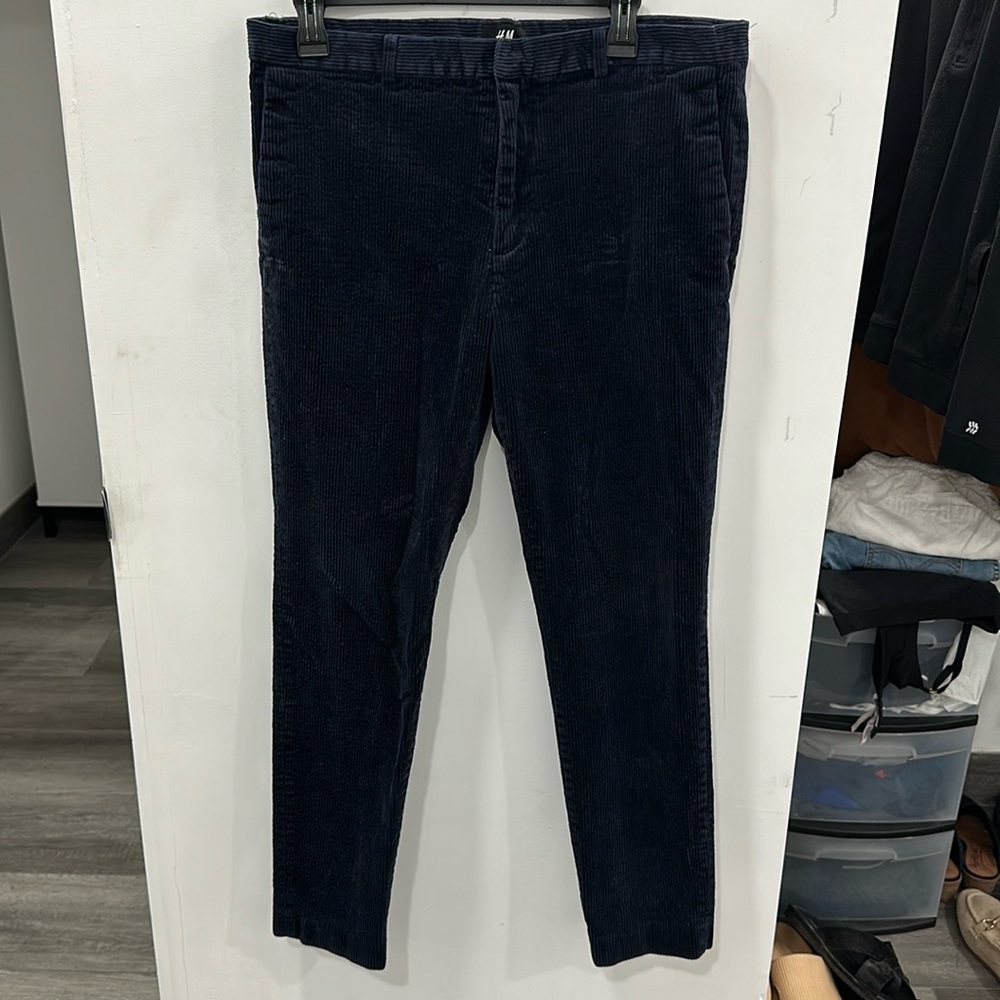 H&M Corduroy Skinny Fit Pants
